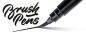 Preview: PENTEL Pocket Brush Pen GFKP3-AO schwarz