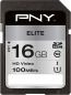 Preview: PNY Elite SDHC Card R100MB/s 16GB P-SD16GU1100EL-GE