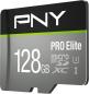 Preview: PNY micro-SDXC Pro Elite 128GB P-SDU128V31100PRO-GE UHS-I U3 A1 & adapter