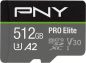 Preview: PNY micro-SDXC Pro Elite 512GB P-SDUX512U3100PRO-GE UHS-I U3 A2 & adapter