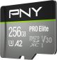 Preview: PNY micro-SDXC Pro Elite 256GB PSDU256V3 UHS-I U3 A2 & adapter