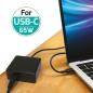 Preview: PORT PowerSupply 65W-Type-C EU 900097 black,& 1 charging USB Port