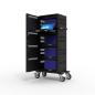 Preview: PORT Charging Cabinet 901965 40 Tablets+1 Notebook,Black