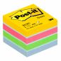 Preview: POST-IT Mini Cube multicol. 51x51mm 2012-MUC 4 Farben ass. 1x400 Blatt