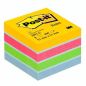 Preview: POST-IT Würfel Mini 51x51mm 2051-U 4-farbig/4x100 Blatt