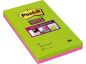 Preview: POST-IT Block Super Sticky 125x200mm 5845-SSEU grün/pink, 2x45 Blatt, liniert