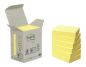 Preview: POST-IT Haftnotizen Recycling 38x51mm 653-1B gelb 6x100 Blatt