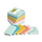 Preview: POST-IT Dream 76x76mm 654-6-BEA 6-farbig ass./6x100 Blatt