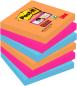 Preview: POST-IT Super Sticky Boost 76x76mm 654-5SS-BOOS 5-farbig 5x90 Blatt