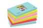 Preview: POST-IT Super Sticky Notes 127x76mm 6556SSMIA Miami 4 Farben 6x90 Blatt