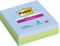 Preview: POST-IT Super Sticky Oasis 101x101mm 675-3SS-OAS 3-farbig ass.,3x70Bl.,liniert