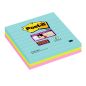 Preview: POST-IT Super Sticky XL 101x101mm 6753SSMIA Miami, 3 Farben 3x70 Blatt