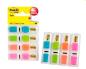 Preview: POST-IT Index Tabs Clear 43.2x11.9mm 683-4ABX 4-farbig/4x35 Tabs