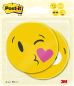 Preview: POST-IT Notes Gesicht 70x70mm BC-2030-EMO-EU gelb 2x30 Blatt