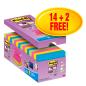 Preview: POST-IT Super Sticky Z-Notes 76x76mm R330SSVP 14+2 gratis 90 Blatt