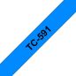 Preview: PTOUCH Band, laminiert schwarz/blau TC-591 PT-3000 9 mm