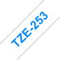 Preview: PTOUCH Band, laminiert blau/weiss TZe-253 PT-2450DX 24 mm