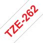 Preview: PTOUCH Band, laminiert rot/weiss TZe-262 PT-3600 36 mm