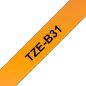 Preview: PTOUCH Band, lam.,fluor. schw./orange TZe-B31 PT-300 12 mm