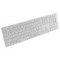 Preview: RAPOO E9800M ultraslim keyboard 11491 wireless, White