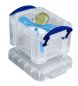 Preview: REALLY USEFUL BOX Kunststoffbox 0,14lt 68501200 transparent