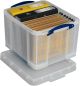 Preview: REALLY USEFUL BOX Kunststoffbox 35lt 68503900 transparent