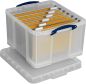 Preview: REALLY USEFUL BOX Kunststoffbox 42lt 68504100 transparent