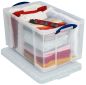 Preview: REALLY USEFUL BOX Kunststoffbox 84lt 68504400 transparent