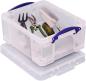 Preview: REALLY USEFUL BOX Kunststoffbox 21lt 68506000 transparent