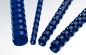 Preview: RENZ Plastikbinderücken 6mm A4 17060321 blau, 21 Ringe 100 Stück