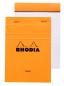 Preview: RHODIA Notizblock orange A6 13600C liniert 80 Blatt