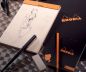 Preview: RHODIA Notizblock A5 162008C blanko schwarz