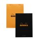 Preview: RHODIA Notizblock A5 166009C liniert schwarz