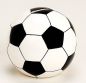 Preview: ROOST Sparkasse Fussball gross 17399 schwarz/weiss ø13cm