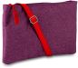 Preview: ROOST Handtasche 16x24x1mm 497628 elegant violet/vivid red