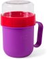 Preview: ROOST Lunch Tasse 13x10x15mm 497734 elegant violet/vivid red