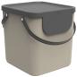 Preview: ROTHO Recyclingbox Albula 40l 1034407422 Cappuccino 398x358x339mm