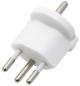 Preview: S-ELECTRO Fix-Adapter SchuKo-CH 4.107439 weiss, 3-polig