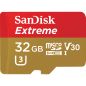 Preview: SANDISK Extreme microSDHC 32GB 80090 SDSQXAF-032G-GN6MA 100MBs