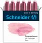 Preview: SCHNEIDER Tintenpatronen 166129 rose 6 Stk.