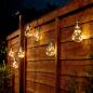 Preview: SCHOENENBERGER Solar Lichterkette Vintage 97.9700 transparent, LED 3,8m