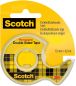 Preview: SCOTCH Tape m. Abroller 665 12mmx6.3m 7100150064 doppelseitig