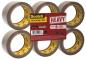 Preview: SCOTCH Verpackungsband 50mmx66m HV.5066.F6.B. Heavy, Braun 6 Rollen