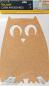 Preview: SECURIT Kork/Pin Element OWL inkl. Pin CB-OWL braun 40.7x30x0.5cm