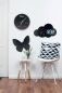 Preview: SECURIT Kreidetafel BUTTERFLY FB-BUTTERFLY schwarz 31x35.5x0.3cm