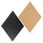 Preview: SECURIT Kreidetafel/Kork Set DIAMANT FB-CB-DIA 7-teilig 33.2x22.4x2cm