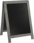 Preview: SECURIT Gehwegtafel m. Holzrahmen SBD-NG-85 Vintage grey 85x55x4.5cm