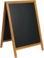 Preview: SECURIT Gehwegtafel m. Holzrahmen SBDW-TE-85 Holz 85x54.5x44cm