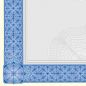 Preview: SIGEL Designpapier Urkunde A4 DP490 blau, 185g 20 Blatt