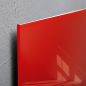 Preview: SIGEL Glas-Magnetboard GL202 rot 1000x1000x15mm